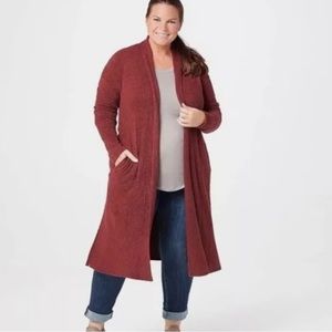 Barefoot dreams cozy chic lite long cardigan